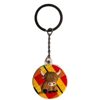 Schlüsselanhänger PVC Highland Cow